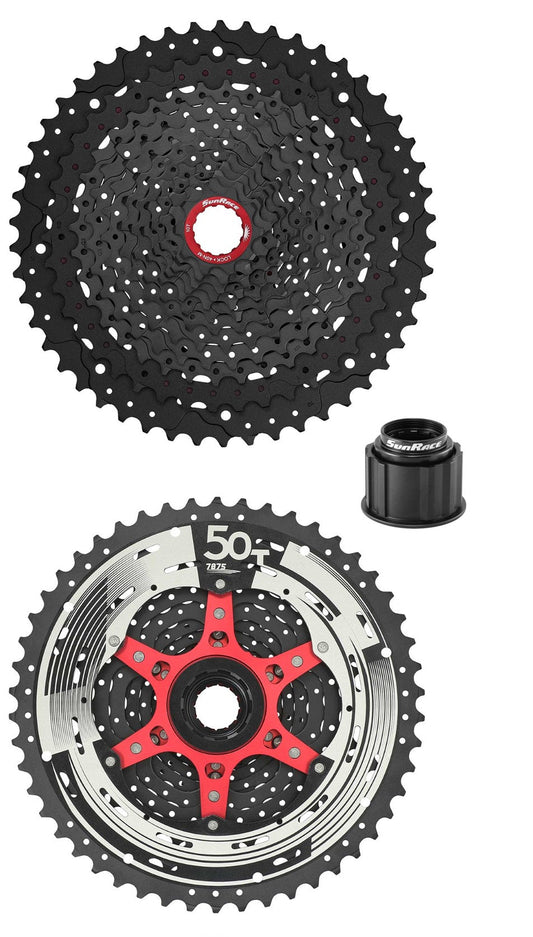 CASSETTE - 12 Speed Cassette, 10-50T, XD Driver Compatible, Black MZ91X, Quality Sunrace cassette