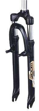 SUSPENSION FORK  24, Threaded 100mm  (ID 22.2, 200mm stem, V-Brake)  BLACK