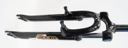 SUSPENSION FORK 26, Threadless, 1.1/8" (ID25.4mm, stem-230mm) for V-brake Zoom. BLACK