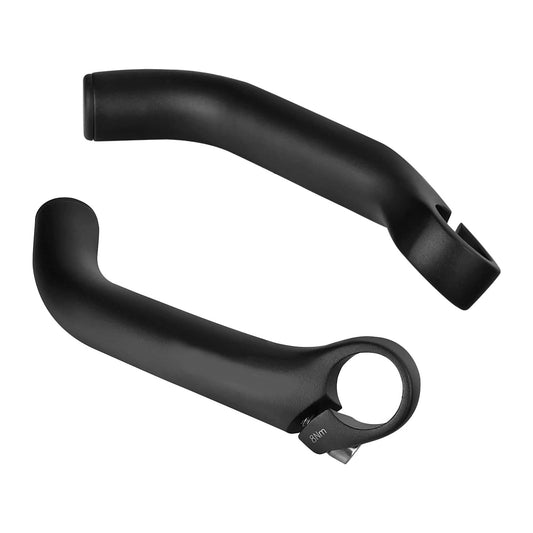 Bar Ends, pair, all black, 122.3mm length