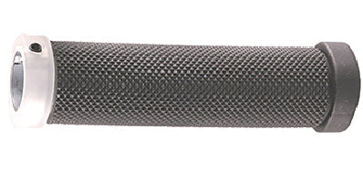 LOCK-ON GRIPS  130mm, black/gel, with one side lock, Quality Velo product