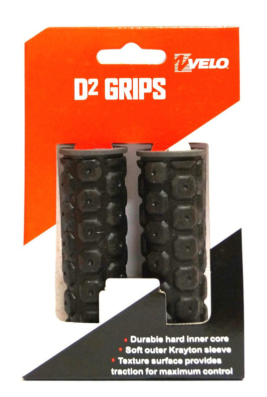 GRIPS, Grip shifter,  2xDENSITY, X-cut design  -   L:102mm Black/Grey