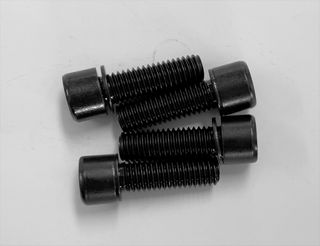 BOLT - Allen Key Type, BLACK,  Stem Bolt Inner Hex, M8 x 25mm (Bag of 4)