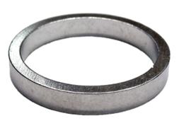 SPACER Alloy, 1 1/8 silver 2mm