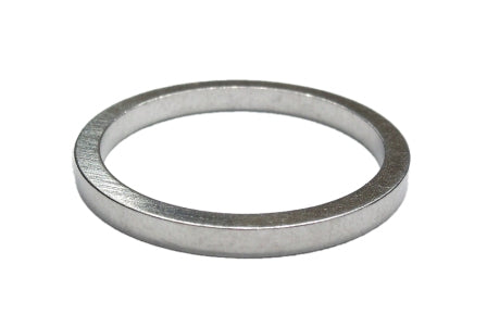 SPACER Alloy, 1 1/8 silver 3mm