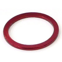 SPACER Alloy, 1 1/8 Red colour, 2mm