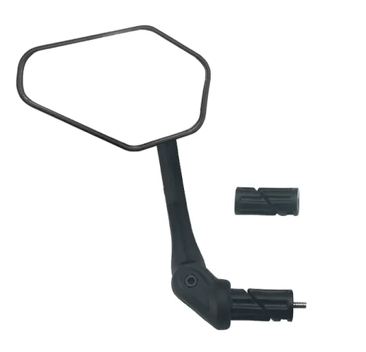 `A NEW ITEM - MIRROR - LH, suitable for E-Bike, adjustable, 127mm width, 83mm height