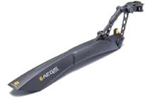 MUDGUARD 29ER & smaller, QR Adjustable Rear, 100mm wide, BLACK