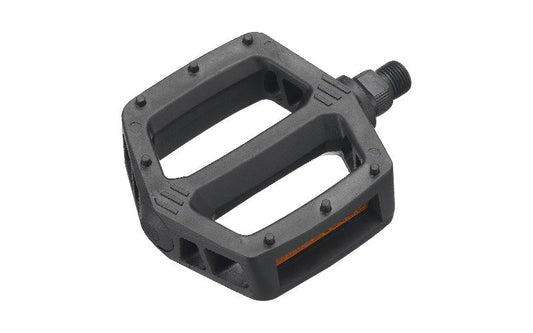 PEDALS  1/2" BMX, PP Large Platform, BLACK, Made in Taiwan