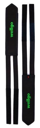 Black Velcro straps for platform pedals