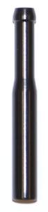 Extension valve for  FV, 48mm, alloy, black, screw onto tube valve