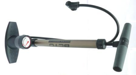 BETO MAMBA Floor Pump, Alloy, w/gauge, av/fv dual head, 160psi