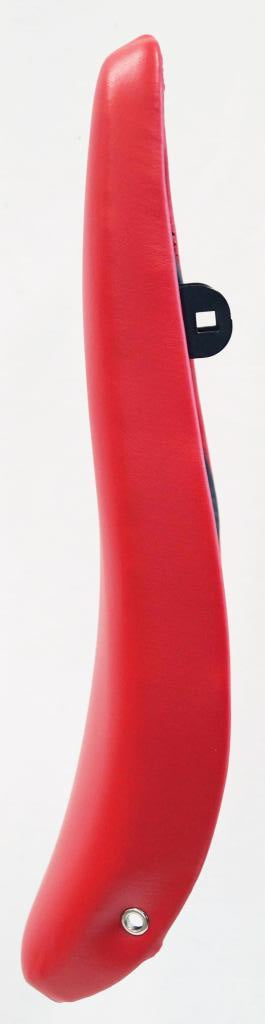 SADDLE  Banana, 430mm x 130mm, for High Riser with Mounts for Sissy Bar, RED