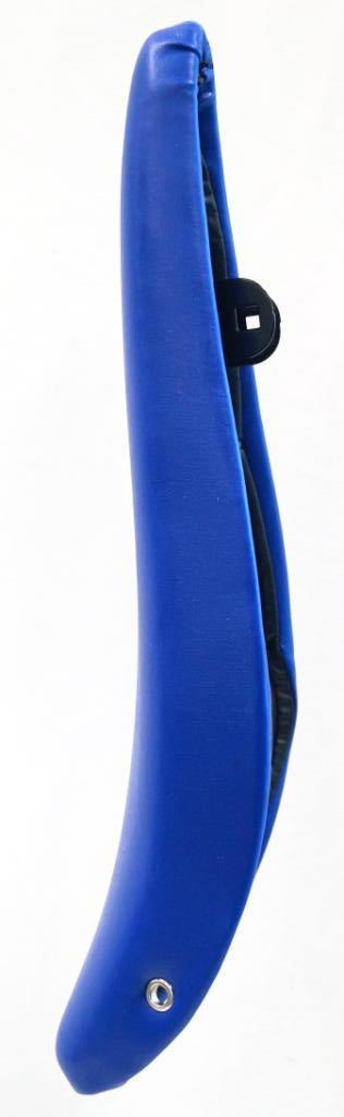 SADDLE  Banana, 430mm x 130mm, for High Riser with Mounts for Sissy Bar, BLUE