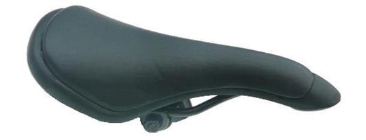 SADDLE  BMX, 120mm x 265mm, Vinyl Top, EndZone, BLACK,  Quality Velo manufactured product