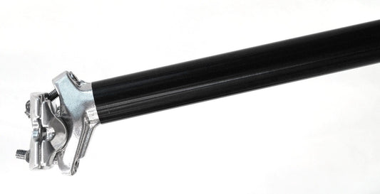 SeatPost, MICRO ADJUST Dual Bolt, 27.2 x 400mm, 12mm Offset, Alloy BLACK