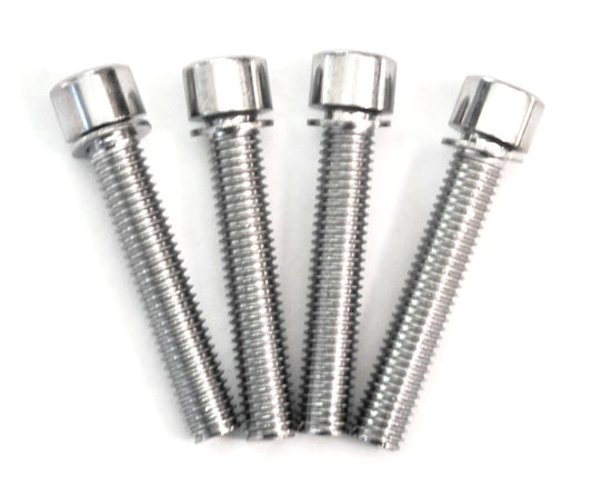 SEAT POST BOLT M8, 45mm, Allen Key Type, For Micro Adjust, Full Threaded, C.P. (Bag 4)