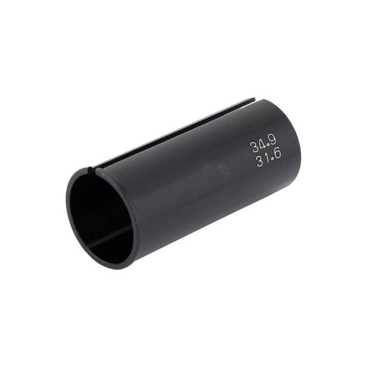 Seatpost sleeve or shim, Alloy, for 31.6mm post to fit 34.9mm L;60mm BLACK