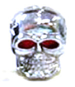 VALVE CAP SKELETON SILVER