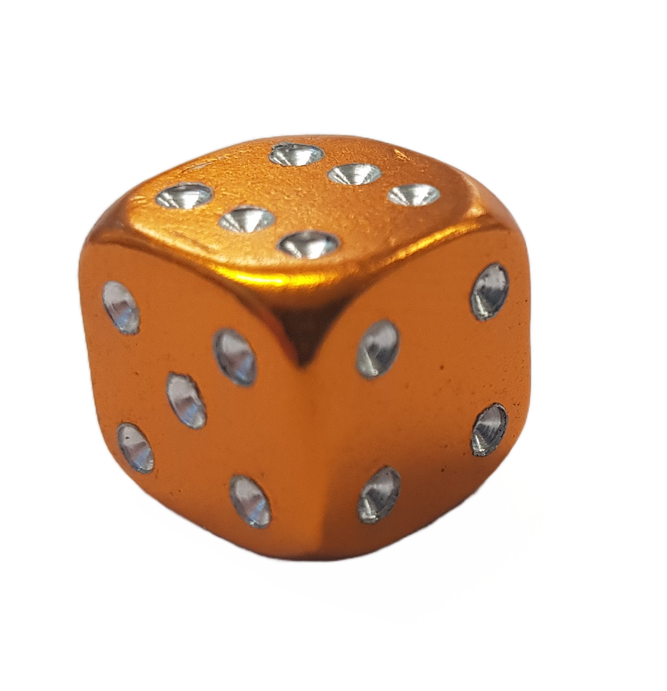 VALVE CAP DICE ALLOY GOLDEN 12mm A/V