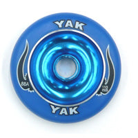 "EXTRA Special Pricing" S/wheel, YAK Scat, Metal core, BLUE/BLUE 110mm, 88A