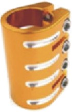 "Incredible pricing" Scooter Clamp QUAD 31.8mm , GOLD