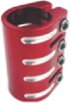"Incredible pricing" Scooter Clamp QUAD 31.8mm , RED