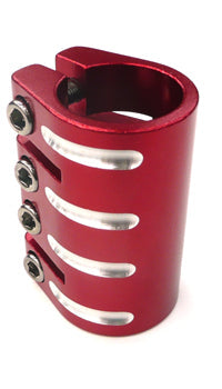 Scooter Clamp QUAD   31.8mm ,  RED