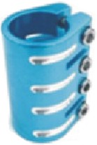 "Incredible pricing" Scooter Clamp QUAD 31.8mm , BLUE