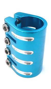 Scooter Clamp QUAD 31.8mm , L BLUE