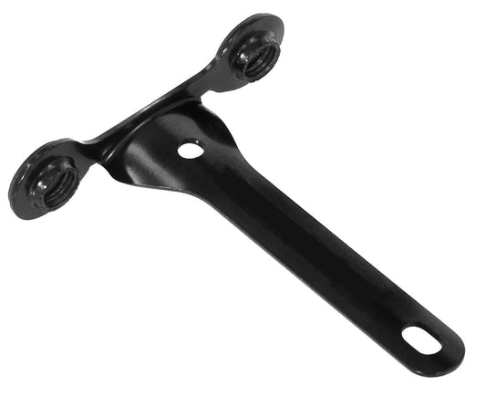 Bracket for Threaded Co2 CARTRIDGES,   Black,   Mounts under water bottle cage