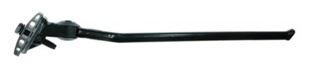 KICKSTAND 20-27" Centre Mount, Alloy BLACK, Cut-Off type