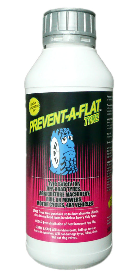 SEALANT - Prevent A Flat Tube/Tyre Sealant, 500ml Bottle