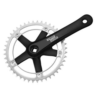 Crankset Sturmey Archer 1/2x1/8, 48T alloy, BLACK crank w170mm (144 BCD)