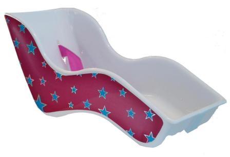 Doll Carrier, STARS, PINKY PURPLE with Blue stars, Bikes-Up!