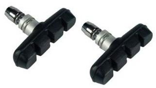BRAKE SHOES -55mm for V Brake, Shoes/pads, On Header Cards, (Sold in Pairs)