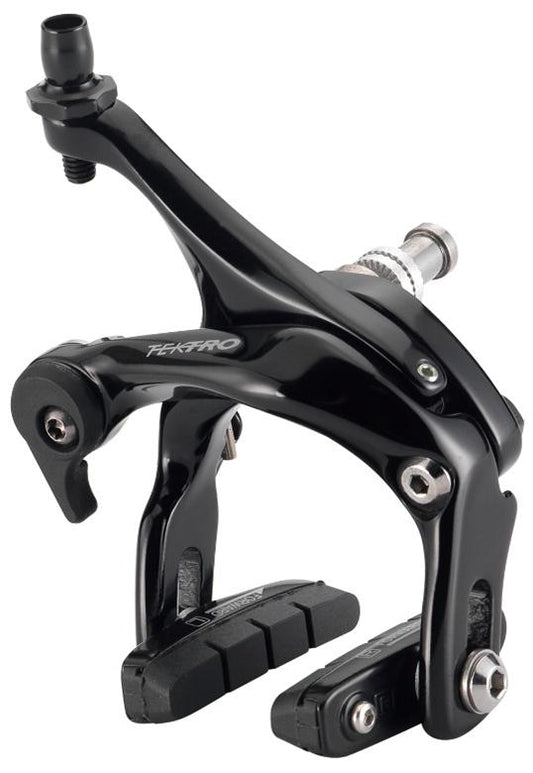 Tektro Caliper Brakes, R526, 39-51mm Drop, BLACK w/ P420 cartridge pads. (Front and Rear) Quality TEKTRO product