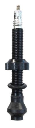 Tubeless Valve, Alloy, Black, w/ext O-ring, 45mm (Sold Individually) FV/PV