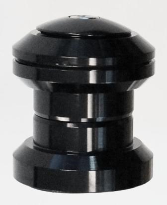 HEADSET 1.1/8 BLACK, Alloy, threadless, black. cartridge ball bearing, 1-1/8" x 34 x 30mm