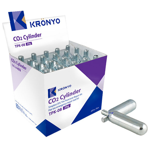 Co2 CARTRIDGE 25g Threaded, Box 20