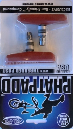 BRAKE PADS - KOOL STOP  PHAT PADD THREAD SALMON  KSPTSA