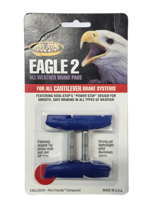 BRAKE PADS - KOOL STOP  EAGLE 2 BLUE CANTI    KSEC2BLU