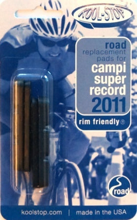BRAKE PADS - KOOL STOP  SUPER RECORD INSERT BLACK  KSSRB