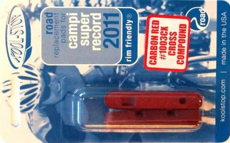 BRAKE PADS - KOOL STOP  SUPER RECORD INSERT 1003 CARBON CROSS  KSSR03CX