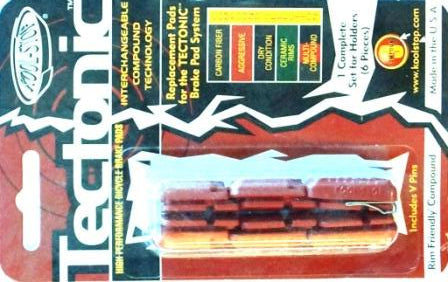 BRAKE PADS - KOOL STOP  TECTONIC INSERT SALMON  KSTECSA