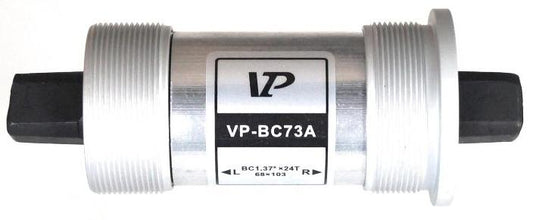 Bottom Bracket Cartridge, 118mm Threaded  68mm shell, Alloy Sheath & Cup 'VP' Brand