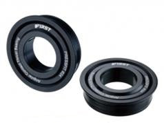 BOTTOM BRACKET Set; PRESS FIT 41mm - Alloy for road spindle 24mm, fits to Shimano, black w/2 sealed bearings, w/shell 86.5mm