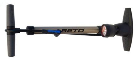 Beto COBRA FLOOR PUMP, Alloy Barrel, 160 PSI w/gauge, Auto Switching SMART valve head, A/V & F/V