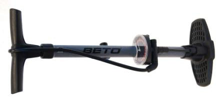 BETO BOA Floor pump, plastic,  auto switching AV/FV SMART head, big 3.5" round gauge, 160psi