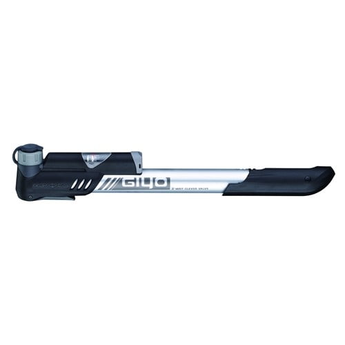 MINI PUMP  High Pressure, 120 PSI, GIYO quality,  w/gauge, w/T handle, alloy barrel,  fv/av & 2 way pumping